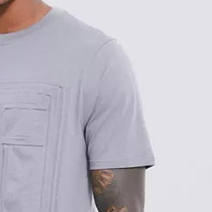 Nouveau style de vêtements d'impression 3d avec logo personnalisé t-shirts en relief pour hommes/T-shirts en relief avec logo personnalisé de haute qualité pour hommes - Product Image 4