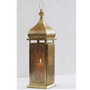 Lanterne porte-bougie suspendue en acier inoxydable gravée à la main pour la maison, l'hôtel, le restaurant, lanterne en métal de haute qualité, lot de 2 - Product Image 5