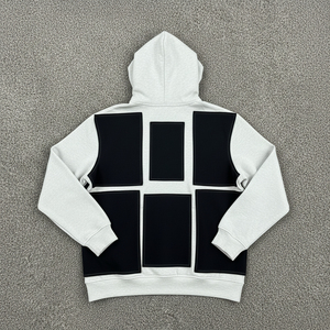 Nouveau sweat à capuche d'hiver 100% coton de qualité supérieure pour hommes-coupe surdimensionnée polaire lourde Logo brodé personnalisé - Product Image 2