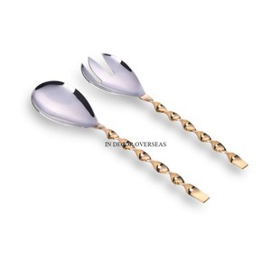 Vente chaude Unique Fantaisie Designer Look Attrayant Ensemble De 2 Cuillère En Métal Robuste Gâteau Outils Accessoires Fournir Au Prix Le Plus Bas - Product Image 4