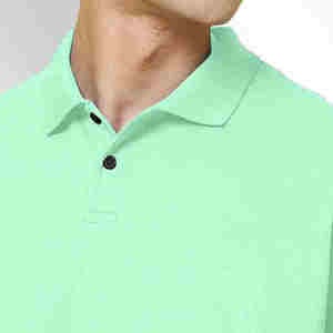 Polos polo t-shirt Vente à chaud Nouveau design Logo personnalisé Couleur unie Polos respirants pour hommes Entretien OEM - Product Image 6