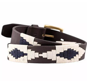 เข็มขัดหนังแท้พร้อมหัวเข็มขัดอัลลอยทันสมัยออกแบบโลโก้ได้ตามต้องการ - Product Image 1