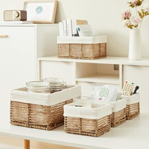 Cesta de Mimbre de Pasto Marino Personalizada al por Mayor, Cesta de Almacenamiento de Mimbre Tejida a Mano en Varios Tamaños, Canastos de Pasto Marino Hechos en Vietnam - Product Image 2