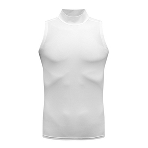 Camisetas sin mangas de compresión de servicio OEM, camiseta con logotipo personalizado para hombre, Color sólido, el mejor Material, ropa deportiva de compresión para Fitness, camisetas sin mangas para hombre - Product Image 6