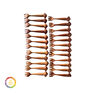 Cucharas de madera hechas a mano para cocinar, calidad premium, duraderas y resistentes, ideales para revolver y servir, precio bajo - Product Image 4