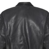 Chaqueta de vuelo de cuero para hombre con forro de piel extraíble y Estilo clásico-Ideal para pilotos y entusiastas de la moda