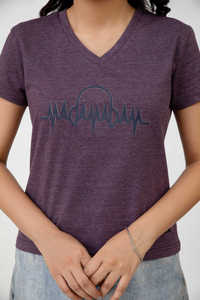 Camiseta Lisa de Bambú/Algodón Transpirable para Mujer - Esencial para el Día a Día con Acabado Limpio - Estilo Minimalista, Camiseta de Moda para Halloween - Product Image 5