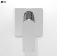 Mitigeur de douche mural en laiton certifié à faible teneur en plomb, à levier unique, avec cartouche céramique, certifié Watemark