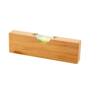 Nivel de burbuja de bambú Spiroo, artículos ecológicos para manualidades en madera - Product Image 2