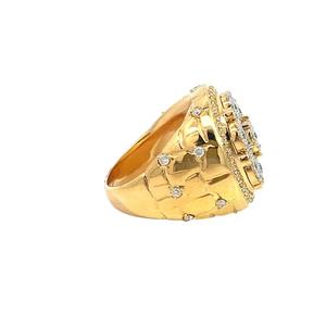 Customise Moissanite Round Diamond <b>Ring</b> In S925 Silver Anniversary Gift <b>For</b> <b>Men</b> - Product Image 3