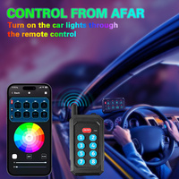 Control Remoto Universal para Aplicaciones, Panel de Interruptores RGB de 8 Canales con Caja de Control de Circuito para Camiones, Embarcaciones, Barcos y Automóviles