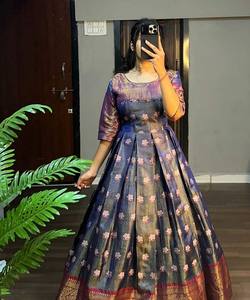 Vestido Largo Anarkali de Estilo Bollywood, Nuevo Diseño, con Bordado, Dupatta, Ropa Femenina India y Pakistaní - Product Image 6