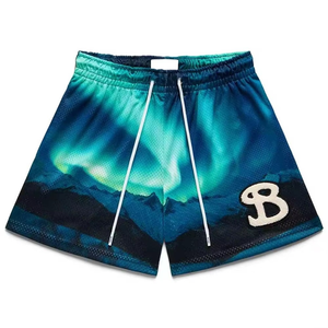 2025 nouveau modèle unisexe Footy Shorts personnalisé ajusté grande taille vêtements de sport impression numérique pays Rugby Shorts Footy femmes shorts - Product Image 5