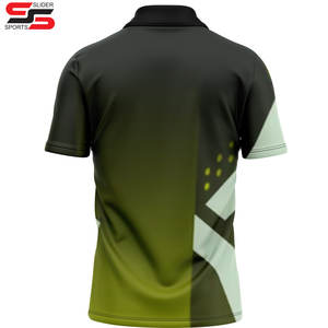 Chemises polo personnalisées en gros 100% polyester Séchage rapide Respirant Sublimé Tailles grandes T-shirts pour hommes - Product Image 4