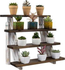 Top Sale 4-Tier Rustic Brown Burnt Wood Mini-<b>Cupcake</b> <b>Stand</b> Custom Metal Stair Steps for Parties Home Hotels Events at Best Price - Product Image 6