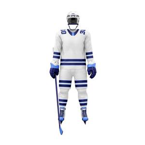 Maillots de hockey sur glace réversibles en mesh personnalisés pour hommes, ensemble d'équipe uni, sublimés - Product Image 2