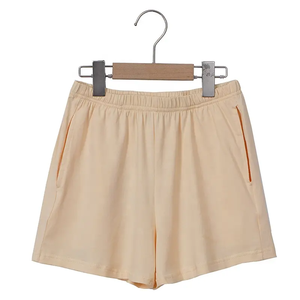 Pantalones cortos de entrenamiento deportivos informales de verano al por mayor, pantalones cortos de botín con logotipo personalizado, pantalones cortos sexis de color sólido para mujer con estampado - Product Image 2