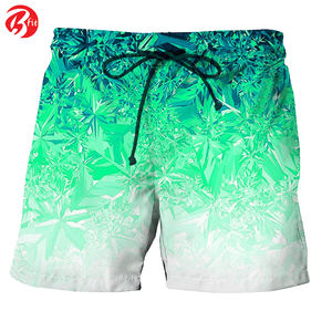 Impresión 3D impermeable a prueba de viento transpirable de secado rápido gimnasio Fitness entrenamiento desgaste cordón bolsillo pantalones cortos últimos hombres pantalones cortos - Product Image 4