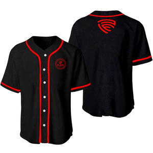Venta al por mayor personalizado impreso poliéster béisbol Jersey camisetas jóvenes deportes uniforme de talla grande conjunto bordado ropa de softball - Product Image 1