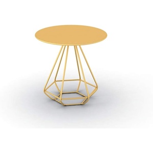 Gold Color Metal Frame & Glass Top Coffee Side <b>Table</b> Modern Design for Your Living Room or Lounge Space - Product Image 4