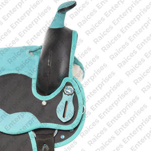 Nouveauté Selles de dressage de chevaux de course anglaises de couleur personnalisée selle occidentale de haute qualité selle de saut de cheval en cuir - Product Image 5