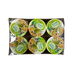 บะหมี่กึ่งสำเร็จรูป นงชิม ซุปผัก 6 ซอง - Product Image 2