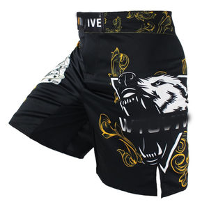 Pantalones cortos de lucha mma sublimación personalizada para hombre de calidad superior - Product Image 5