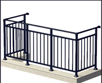 Beliebtes Modulares Modernes Glasgeländer-System für Treppen, Balkone und Terrassen mit Anpassbaren Optionen, UV-geschützt, Wasserbeständig, Bodenmontiert