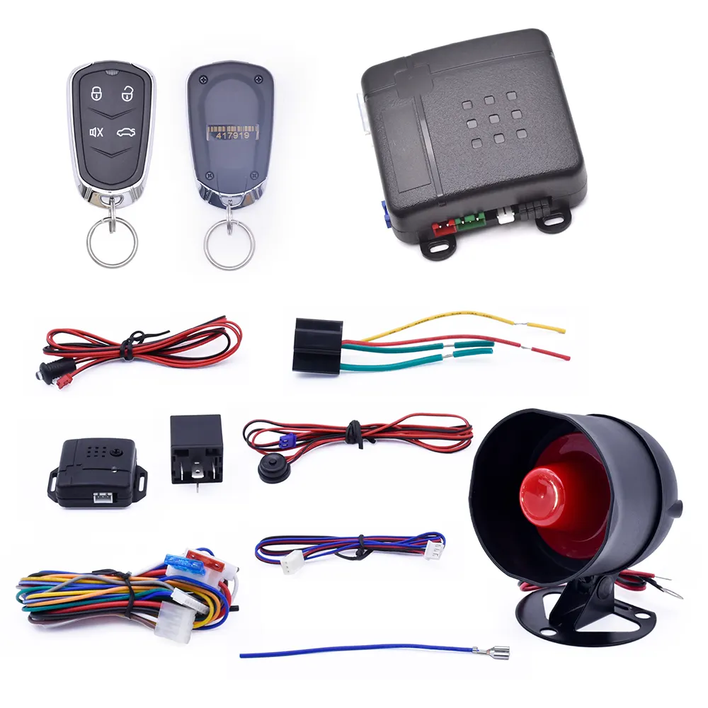 Auto-Elektroniksatz Autoalarmsystem Fahrzeug-Tracking-System Sicherheit universell 12 V für Autos geeignet