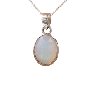 925 piedra maciza estampada regalo de boda colgante de la mejor calidad 925 plata esterlina hecha a mano piedra preciosa ópalo Spinner colgante joyería - Product Image 1