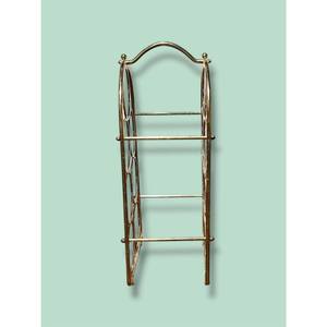 Casier à vin 7 bouteilles en laiton vintage direct d'usine, décor de bar du milieu du siècle - Product Image 3