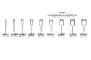 Kit de Trepanación Manual de la Mejor Calidad, 9 Piezas, Instrumentos de Implantología Dental de Acero Inoxidable - Product Image 6
