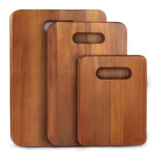 Tabla de madera de alta calidad para picar y cortar verduras, utensilios de cocina, tabla de servicio multiusos para cortar verduras y queso - Product Image 2