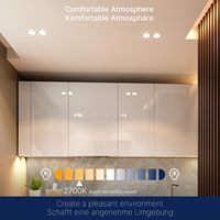 Ampoule LED GU10 de bonne qualité, équivalent 60W, 230V, non dimmable, 550LM, CRI80, 2700K, blanc chaud, 38 °   Angle de faisceau CE UKCA RoHS