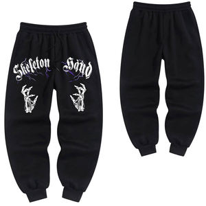 กางเกงวอร์มแฟชั่นสำหรับผู้ชายเอวผ้าคอตตอนนุ่มใส่สบายปรับแต่งได้มีกระเป๋าหูรูดไซส์ใหญ่พิเศษ - Product Image 2