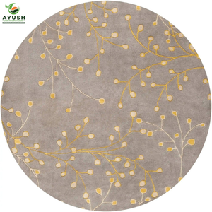 Tapis en laine pour salon, tapis moelleux et tuftés à la main pour chambre à coucher et salon - Product Image 1