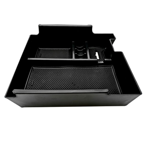 Organizador de consola central, caja de almacenamiento <span class=keywords><strong>Interior</strong></span> apta para <span class=keywords><strong>Ford</strong></span> <span class=keywords><strong>Explorer</strong></span> 2019-2012, accesorios, reposabrazos, bandeja de almacenamiento secundaria - Product Image 1