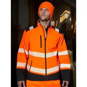 Sweat-shirts et sweats à capuche promotionnels personnalisés en softshell imprimable et résistant à la déchirure pour vêtements de travail de sécurité - Product Image 2