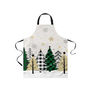 Delantal de cocina de algodón puro 100% de diseño personalizado colorido fácil de lavar, fabricante indio - Product Image 4