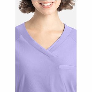 Ensembles d'uniformes de gommage col montant à manches courtes 2 pièces uniformes médicaux d'hôpital col en V ensembles d'uniformes d'infirmière médicale - Product Image 2