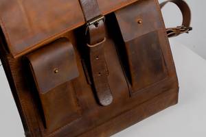 Men's Waterproof <b>Roll</b> Top Large Office <b>Laptop</b> <b>Bags</b> Backpack Unisex Casual Sports Travel School Student Backpack LRTB-0013 - Product Image 4