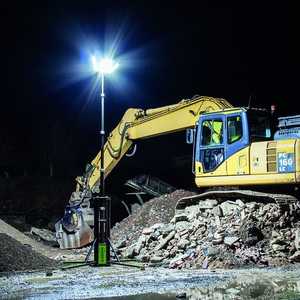 Tour d'éclairage mobile LED K45 360°, 85 000 lumens, tour de 4,5 m pour jardin et aménagement paysager, lumière blanche, alimentation solaire DC - Product Image 3