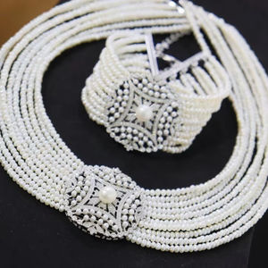 LAVINA delicado lujo 925 plata esterlina 16 pulgadas Unisex declaración collar rodio plateado con piedra principal de circón - Product Image 1