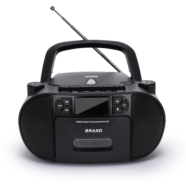 AM/FM Cassette CD Boombox Player Audio Cassette Recorders & Players