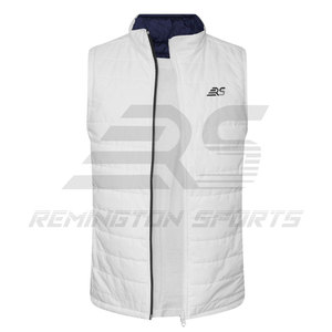 2024 Venta caliente invierno cálido sin mangas Puffer chaquetas moda por encargo Casual hombres sin mangas puffer chaqueta - Product Image 2