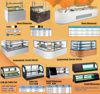 Vitrine réfrigérée pour pâtisserie, mini-gâteau au chocolat, armoire réfrigérée, congélateur, refroidisseur, vitrine, réfrigérateur pour desserts