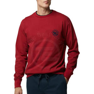 Sweat-shirt en molleton d'hiver pour hommes de haute qualité motif solide sur mesure avec impression de conception spéciale teint en gros Offre Spéciale - Product Image 1