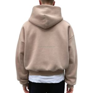 Sudadera con Capucha Extra Grande para Hombre, Estilo Holgado, 100% Algodón, 450 GSM, Gruesa, Lisa, Personalizada al por Mayor, Talla XXS - Product Image 2