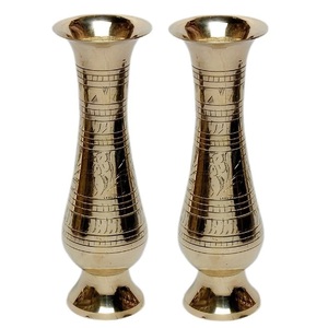 Vases à fleurs en métal de qualité supérieure pour article de décoration d'hôtel à prix raisonnable Vase fait main Vases de conception unique de forme ronde - Product Image 5