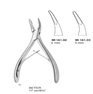 CE certificado superventas de alta calidad 20cm ortopédico tocino Rongeur Acero inoxidable Manual Bane instrumentos quirúrgicos - Product Image 4